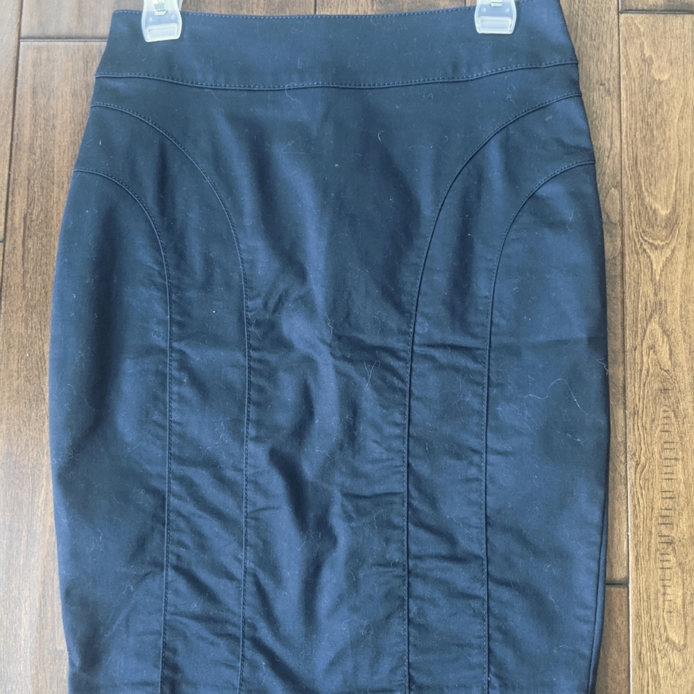 Navy Blue Pencil Skirt